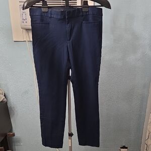Banana Republic Dark Blue Sloan Trousers